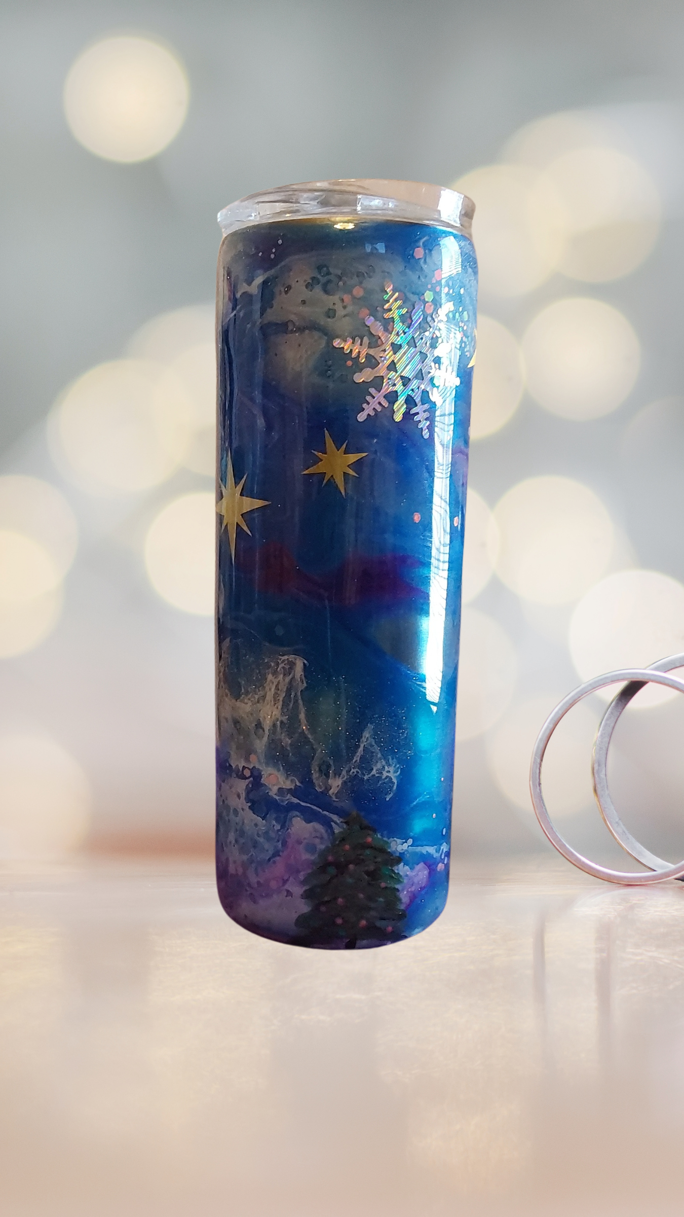 20oz Christmas Night Sky Tumbler