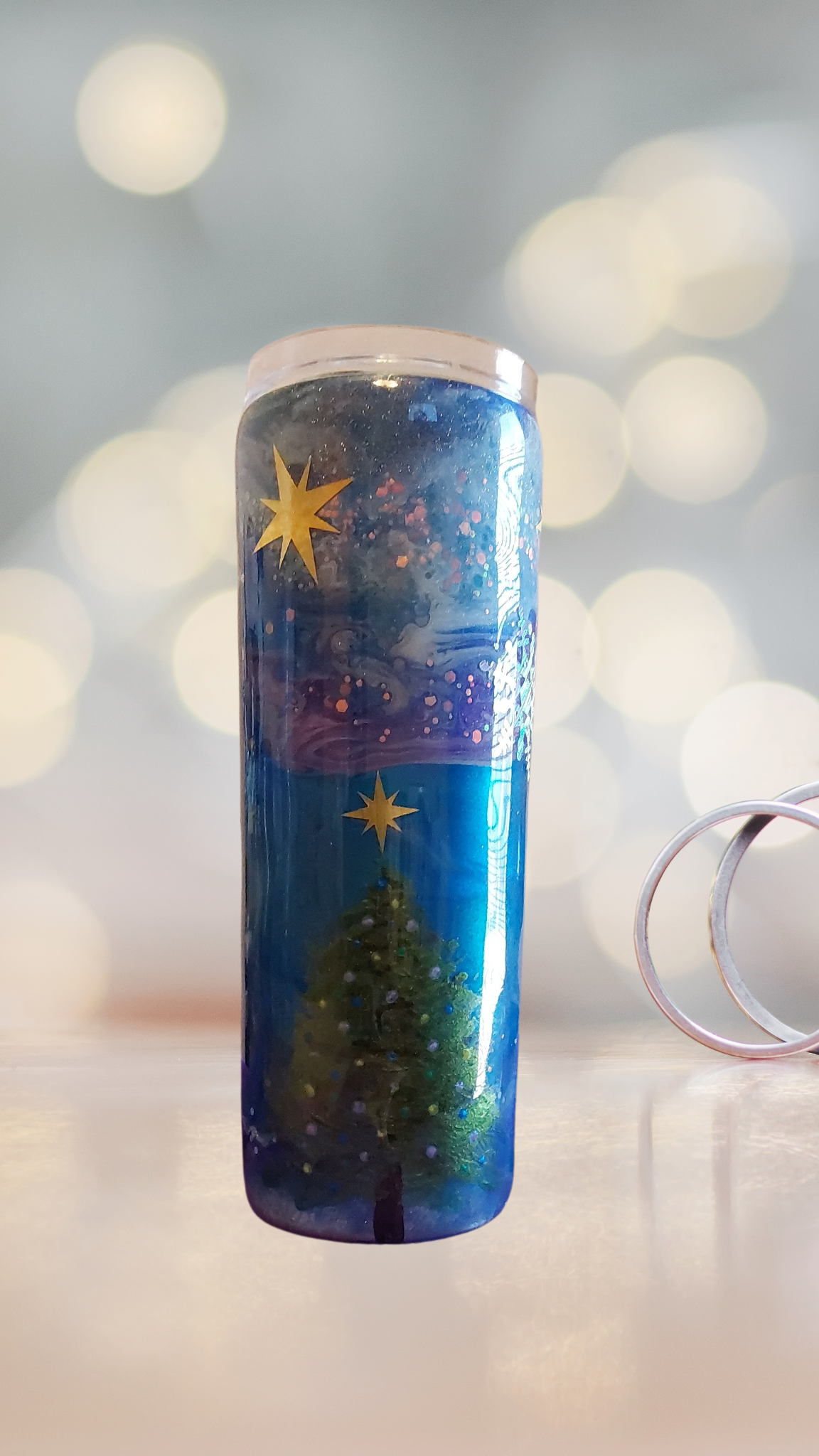 20oz Christmas Night Sky Tumbler